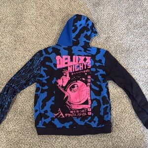 DropX™ Faile Deluxx Fluxx x ToyQube Astro Boy Hoodie Black Light XXL